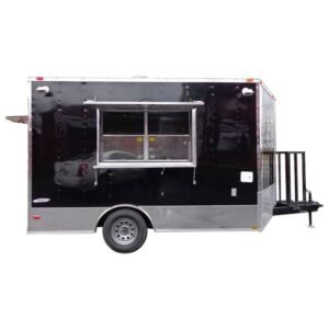 8.5 x 12 Black Concession Food Catering Vending Trailer