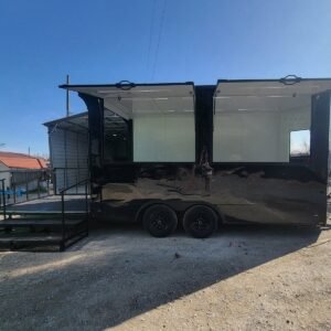 8.5 x 16 Stage Merchandising Trailer - Hydraulic Ramp-to-Stage Unit