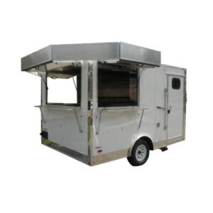 8.5 x 12 White Concession Food Catering Vending Trailer
