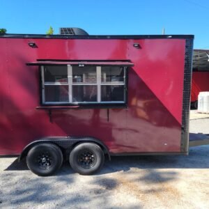 7 x 14 Brandywine Concession Trailer - Blackout Trim, Dual Axles