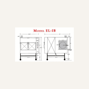 Ole Hickory Pits EL-IB Smoker - End-Loading Rotisserie, 52.5 Sq Ft