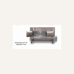Ole Hickory Pits SSE Smoker - Front-Loading Rotisserie, 75 Sq Ft Surface