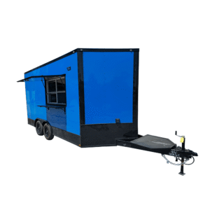 8.5 x 16 Cobalt Blue Concession Catering Food Trailer